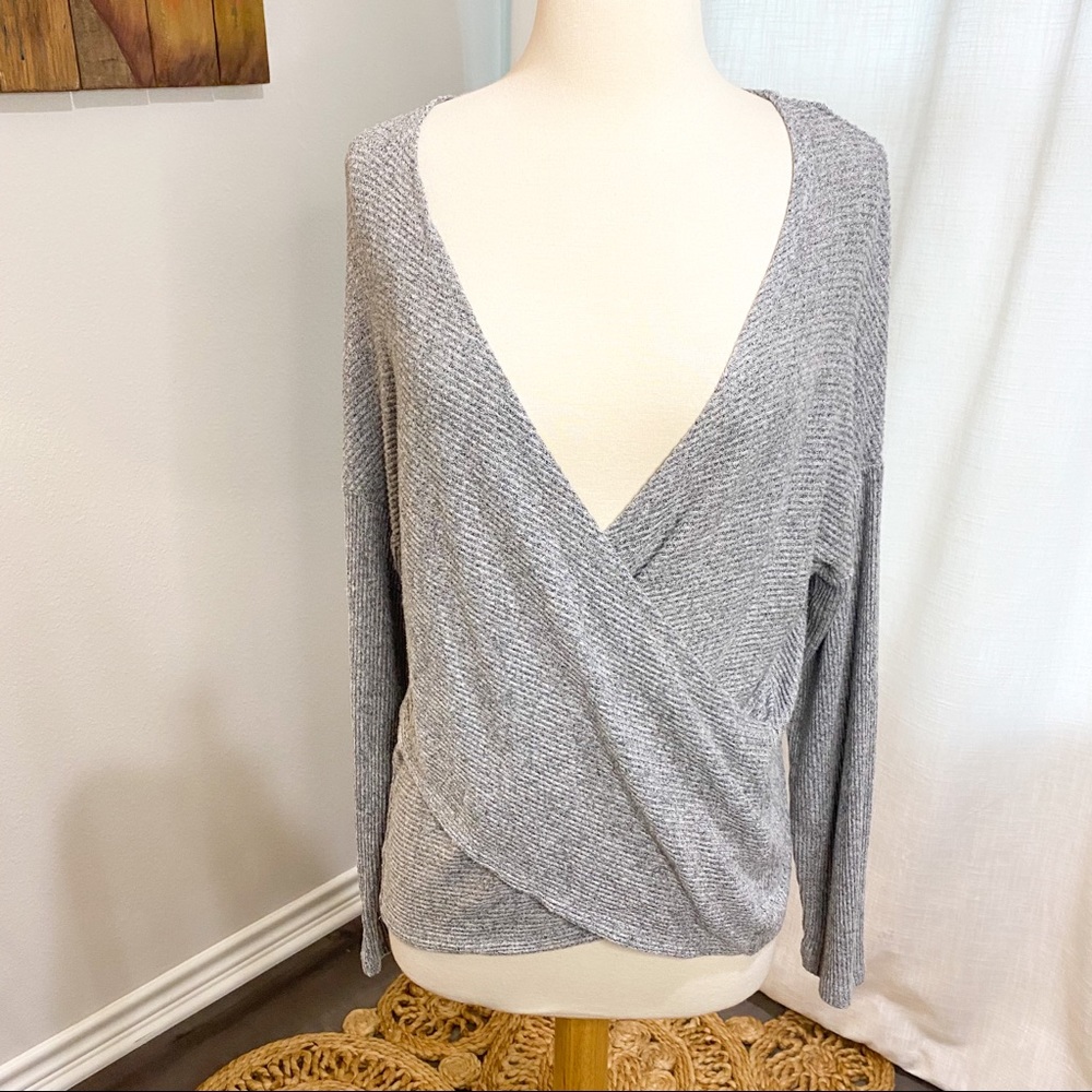 Pink Rose Soft Lightweight Wrap Sweater